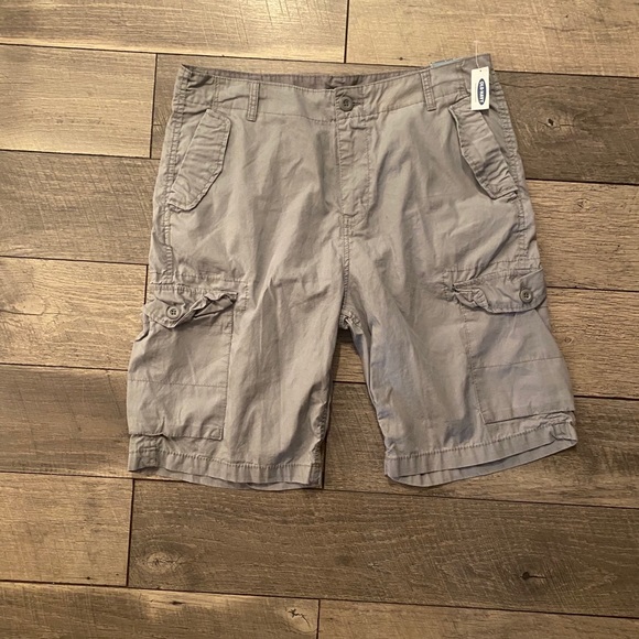 🖤NWT Old Navy Men’s Gray Cargo Shorts Size 34 - Picture 9 of 11